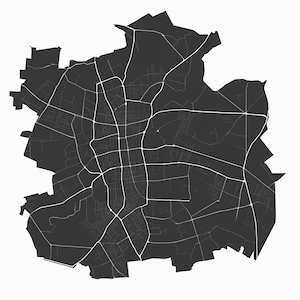 Łódź mapa