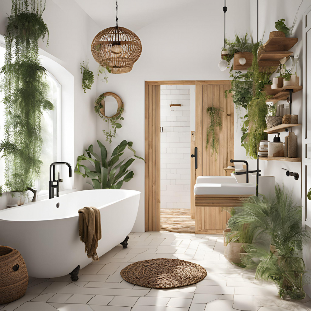 Jakich płytek użyć do łazienki w stylu boho?